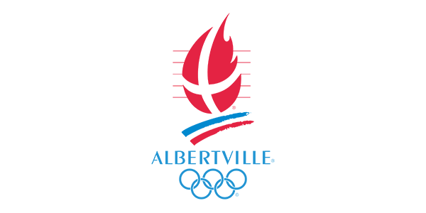 Logo de la Ville d'Alverville, photo de ski